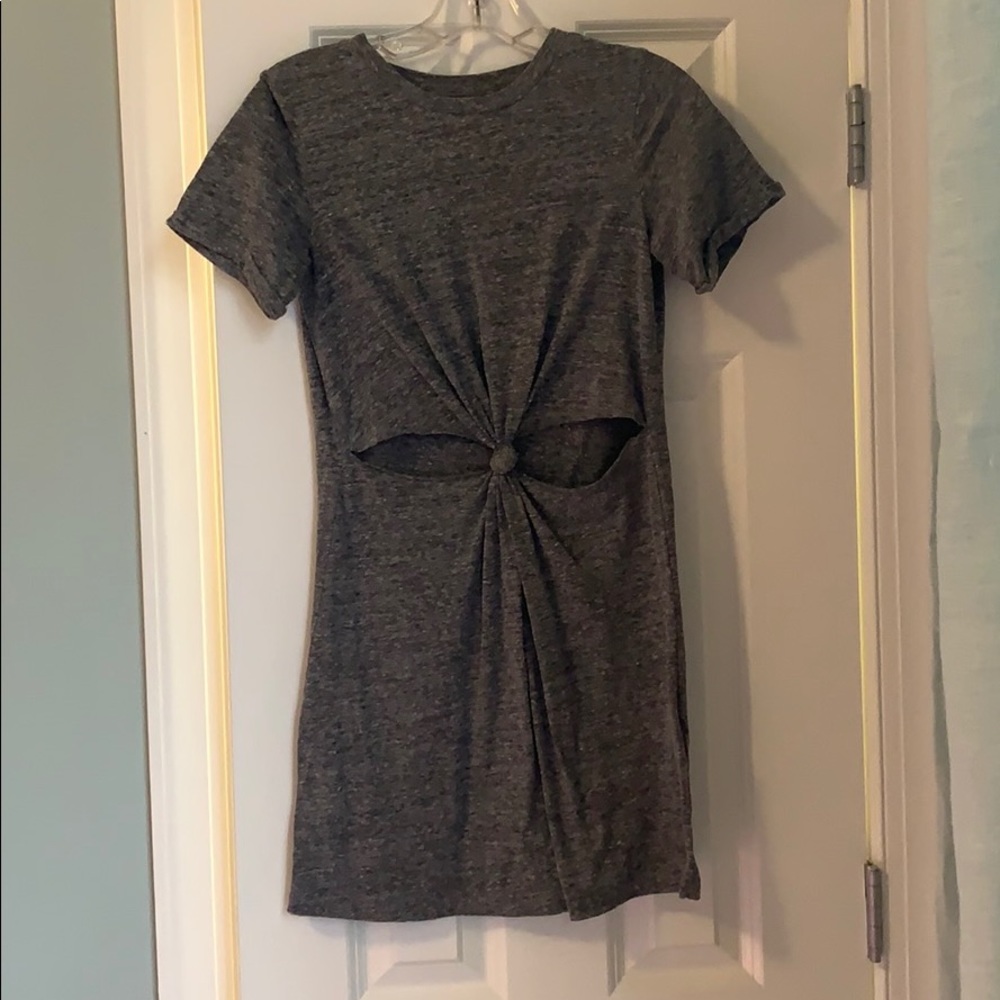 Gray Cutaway Dress!